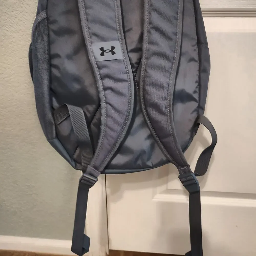 Under Armour Gray Black Hustle Lite Backpack 